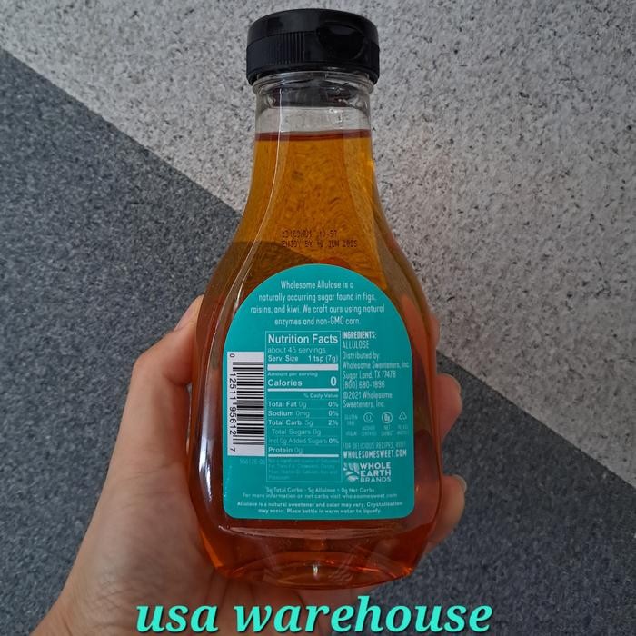 

Wholesome Allulose Zero Calorie Sweetener 326 gr keto non gmo cair Terbaru