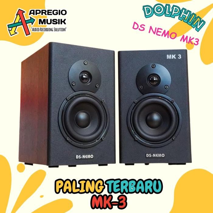 Dolphin Sound Ds Nemo Ds-Nemo Mk3 Mk 3 Mk Iii Speaker Monitor Flat 4 Inch