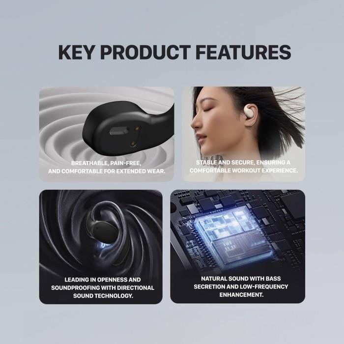 Kiip Wireless Bluetooth Headset Tws Earphone Earhook Dth5
