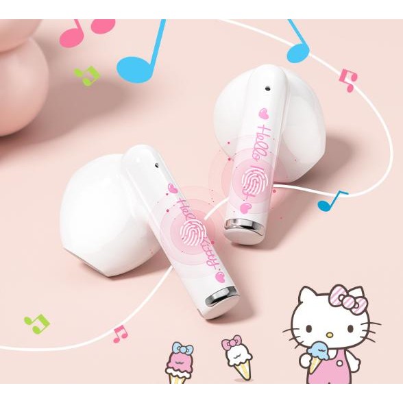 Shercoll - Bl-05 Tws Earbuds Sanrio Series Earphone Wireless Karakter Sanrio Bluetooth Headset