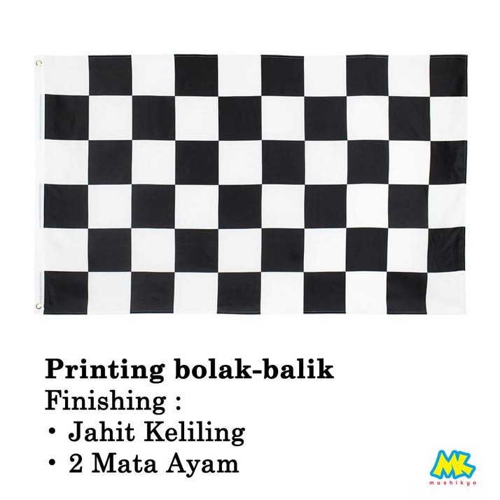 

Terlaris Bendera Racing / Checkered Flag ukuran besar SALE