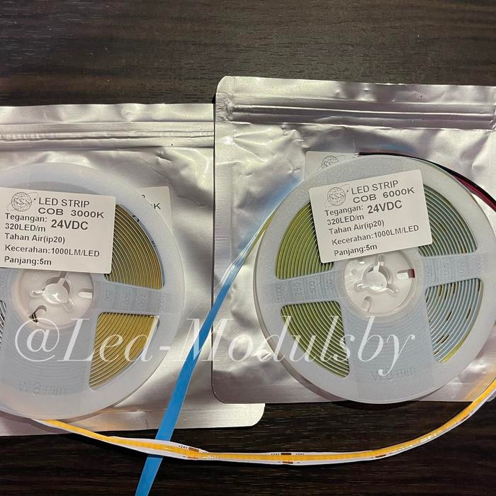Led Flexible COB Strip DC 24Volt 5Meter