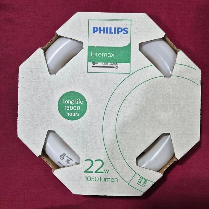 TLE22 Lampu Neon TL RIng 22W Watt LIFEMAX Philips