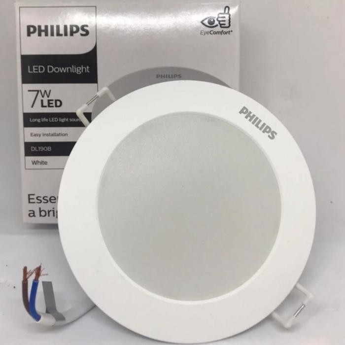 DownLight IB Tanam Philips Eridani 7Watt Cahaya Pth Dan Kuning WW