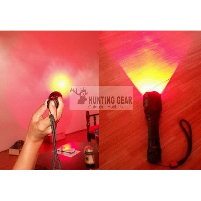 Senter hunting -Senter Blor -Senter berburu-Senter cahaya merah
