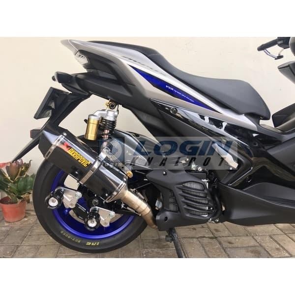 PREMIUM Knalpot Racing Yamaha Aerox Fullsystem Knalpot Akrapovic Evo