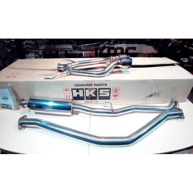 PREMIUM Knalpot Hks Racing muffler Civic turbo hactblack type E,S, RS