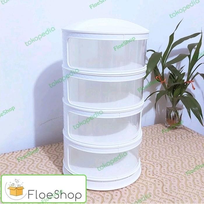 PREMIUM Tempat Penyimpanan Makanan/Tudung Saji 4 Susun/4 Tingkat Ukuran Besar