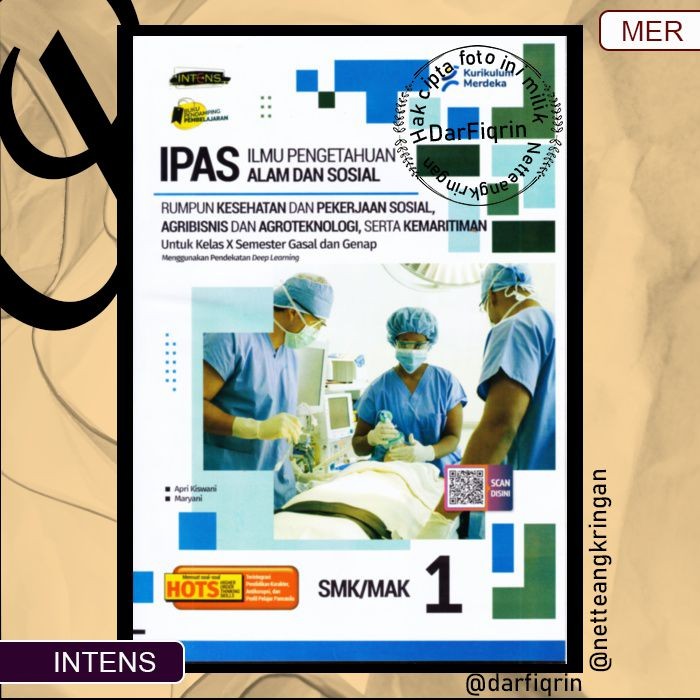 LKS IPAS/IPA/IPS Rumpun Kesehatan Pekerjaan Sosial Agribisnis Agroteknologi Kemaritiman Kelas 10 Sem