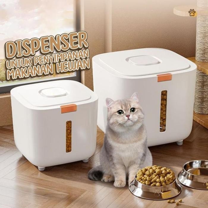 PREMIUM PET THERE 5kg/10kg Pet Food Storage /Tempat Penyimpanan Kucing Anjing /Cat Litter Storage