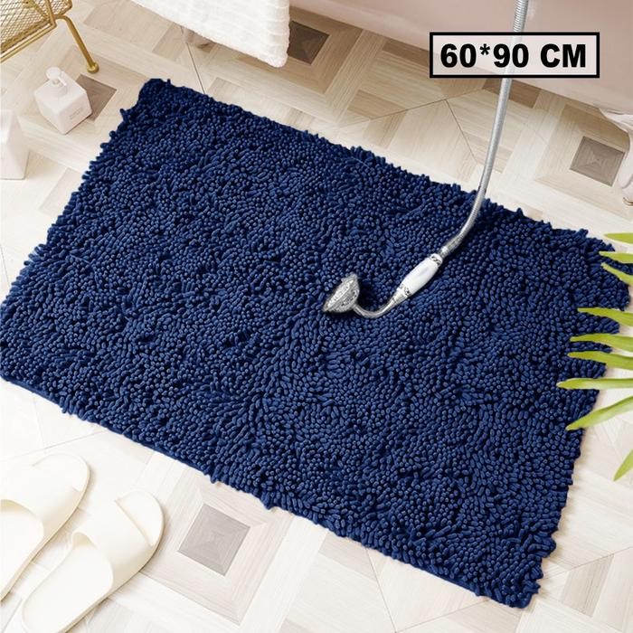 BEST SELLER Keset cendol microfiber keset cendol tebal premium keset cendol biru jumbo 60 x 90 cm