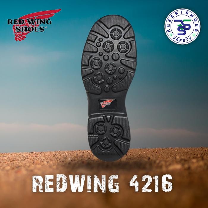 Sepatu Safety Redwing 4216 - Safety Shoes Redwing 4216 Pria Besi - Sepatu Safety