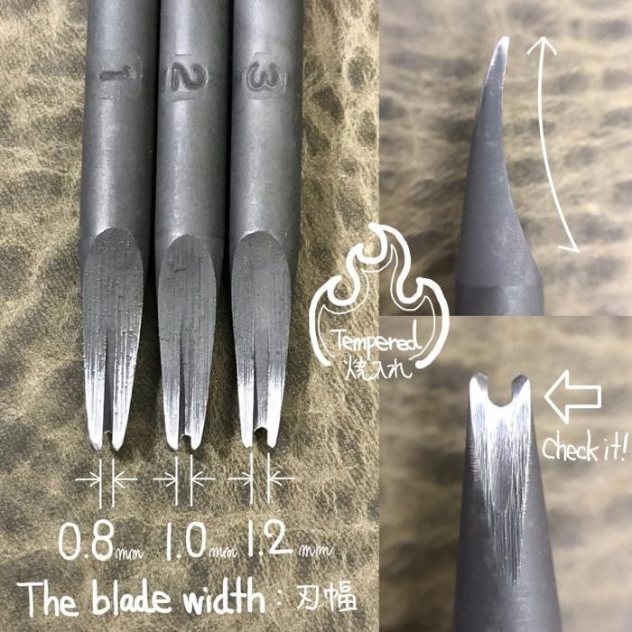 

TERBARU! OKA Factory - EDGE BEVELER - MADE IN JAPAN - Leather tools