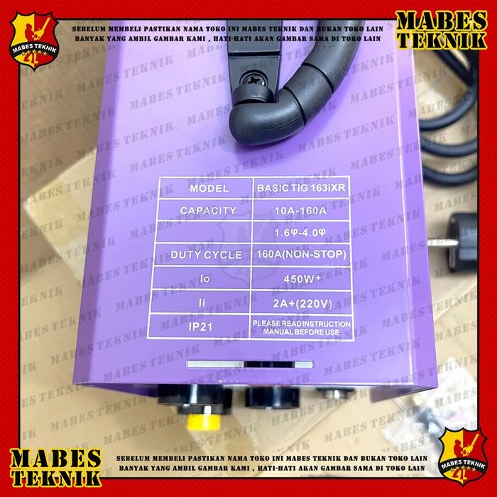 MESIN LAS LAKONI BASIC TIG 163iXR INVERTER LAS ARGON LAKONI 163 IXR LOW 450 WATT