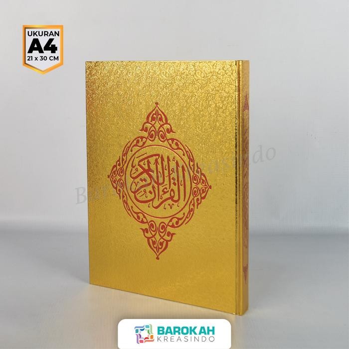 

Alquran Cover Emas Ukuran A4 Non Terjemah Al Quran Besar Tanpa Terjemahan Kertas Hvs Arm Publishing