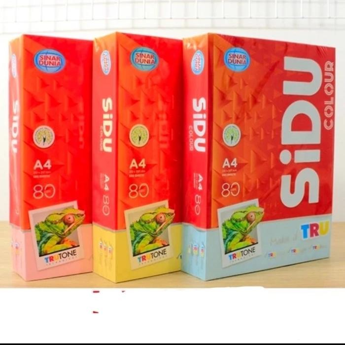 

Kertas Hvs Warna Sidu-Sinar Dunia 80Gr