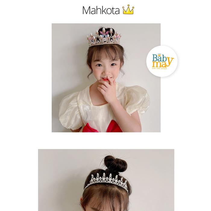 [ BABYMAY ] Mahkota Premium Anak Perempuan Princess Hijab Ulang Tahun Karnaval / Aksesoris Fashion