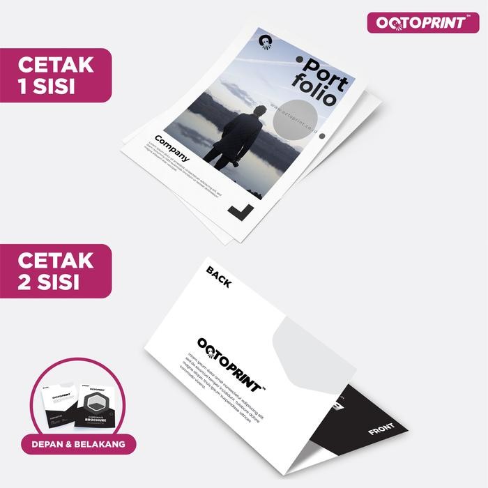 

Cetak Brosur Flyer Pamflet 1 Rim Art Paper A4 & A5 - Octoprint
