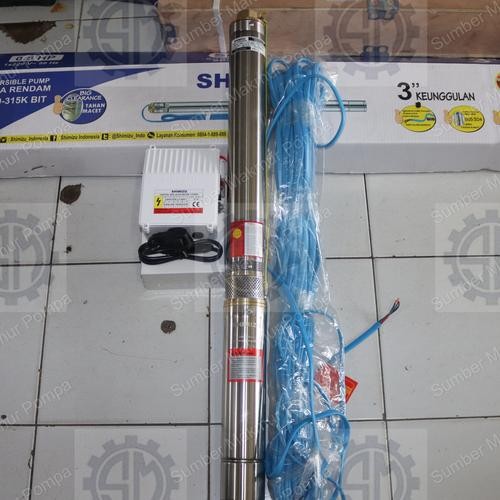 Pompa Satelit 3 Inch 0.5 HP 0.37 kW SHIMIZU Submersible Pump