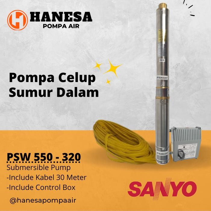 Sanyo Psw 550 - 320 Pompa Celup Sumur Dalam