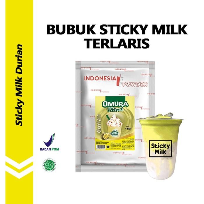 

Bubuk Minuman Es Sticky Milk Premium Rasa Durian 1 Kg Mengandung Gula Susu Dan Krimer Es Kwentel