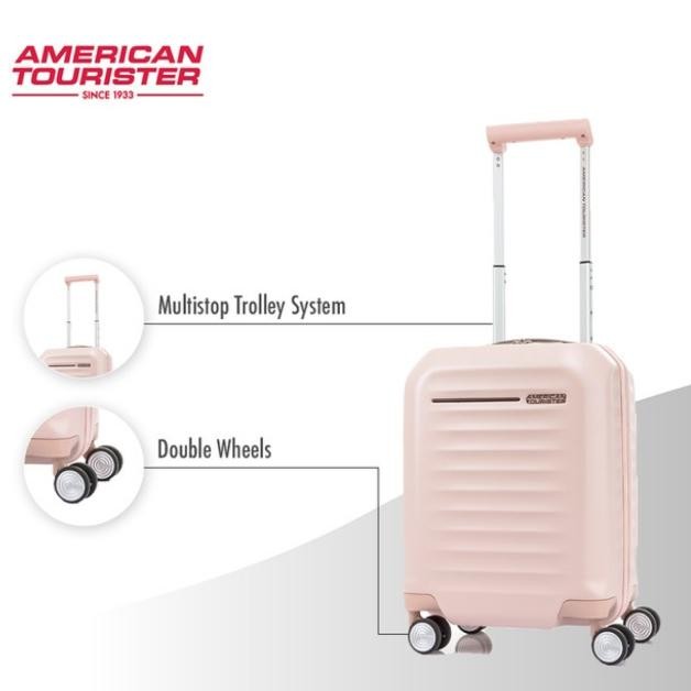 Koper American Tourister Little Frontec 17 Inch Cabin Small_Pink