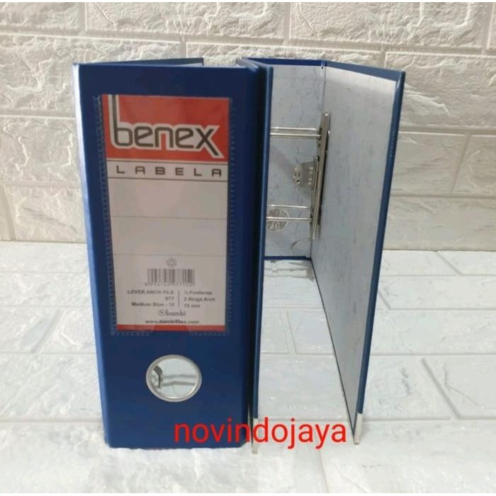

PROMO! ORDNER BENEX KWINTASI / SETENGAH FOLIO 2 RING 75MM TERMURAH (GROSIR 12PCS)