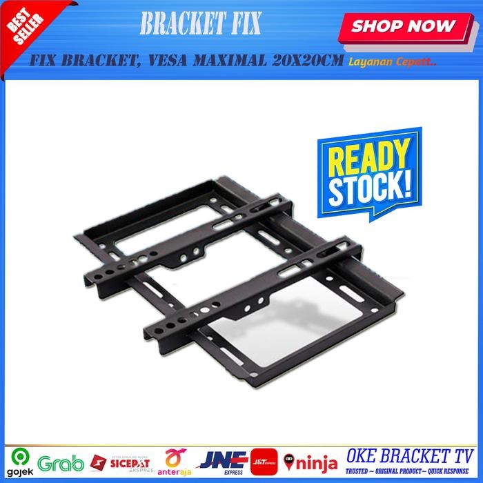 CUCI GUDANG Brecket Bracket tv LG Cooca TCL dll 32 40 43inc inch Kode 1091