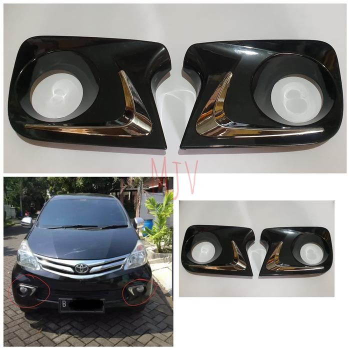 Variasi Foglamp All New Avanza Xenia Hitam 2012 Set Kanan Kiri