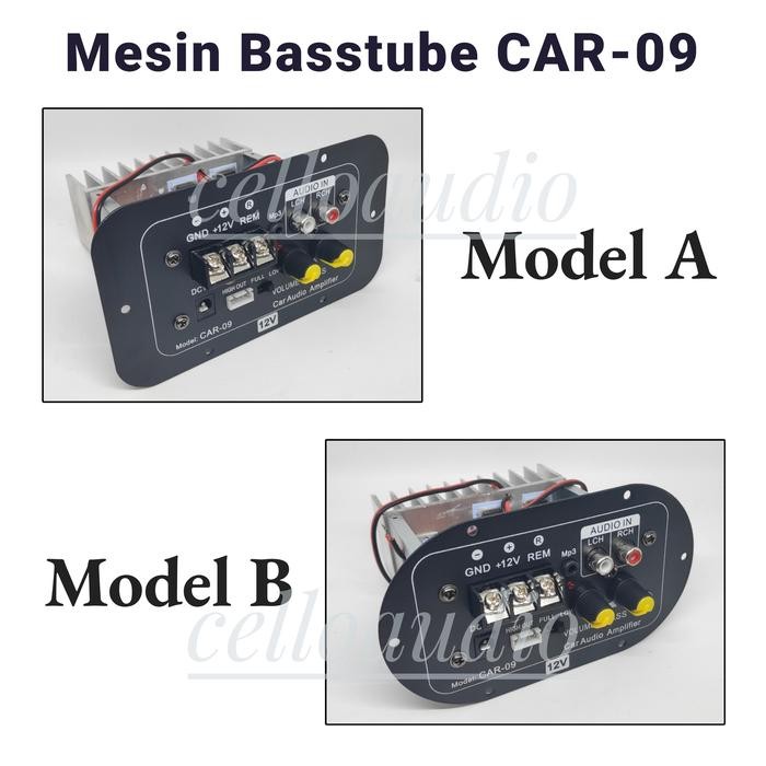 Mesin Basstube Aktif CAR-09 Power Kit Aktif Mini 12 Volt CAR 09