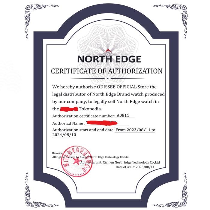 NORTH EDGE MARS SMARTWAT HITAM