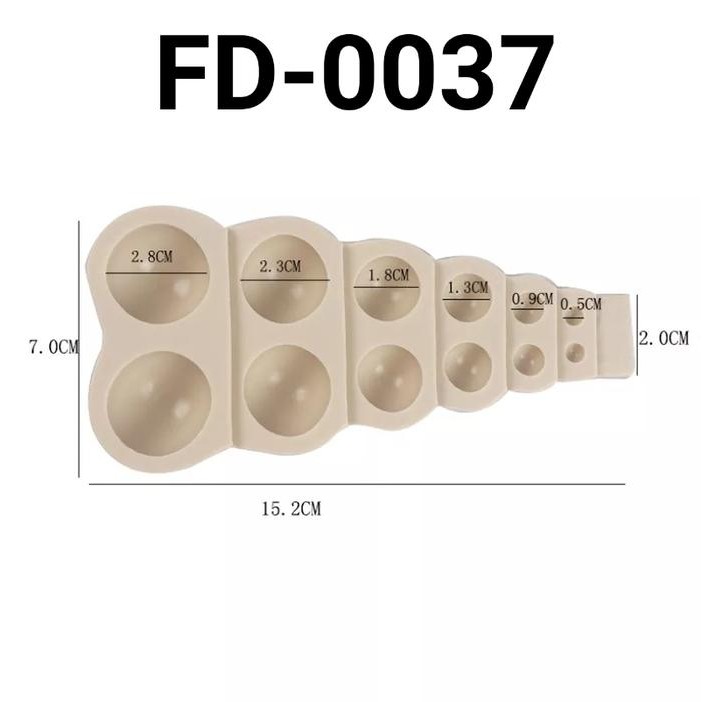 

Promo Fd-0037 Cetakan Silikon Coklat Fondant Puding Bola Bulat Mutiara Berkualitas