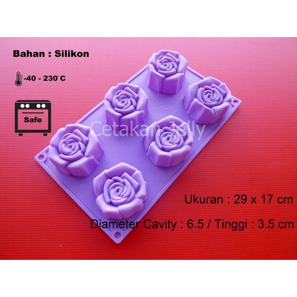 

Promo Cetakan Kue / Puding Rose 6 Cavity Ii Berkualitas