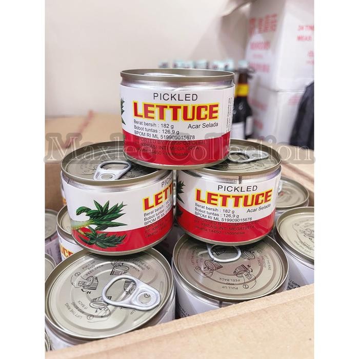

TERPERCAYA Red Boat Pickled Lettuce / acar selada kaleng / acar selada Kode 826