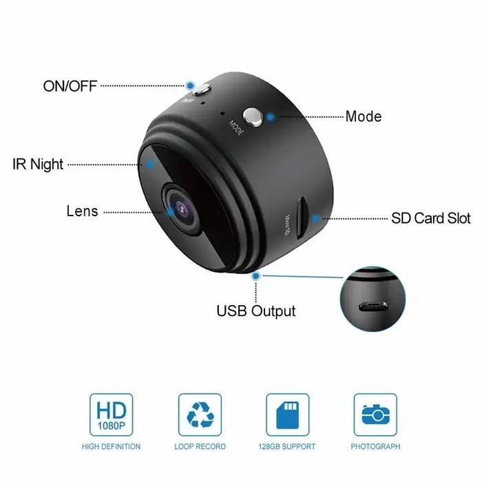CCTV WIFI OUTDOOR MINI HP PORTABLE MURAH