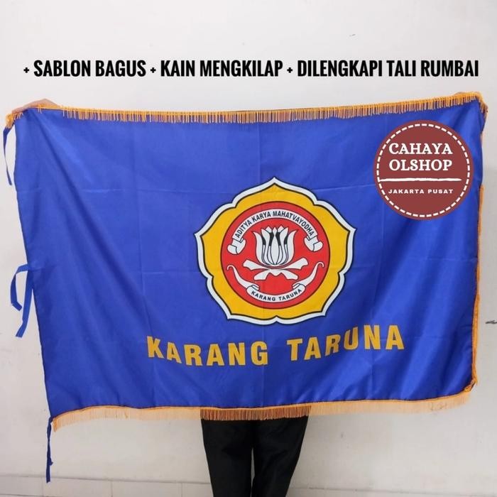 

Terlaris bendera pataka karang taruna / panji karang taruna / bendera rumbai SALE