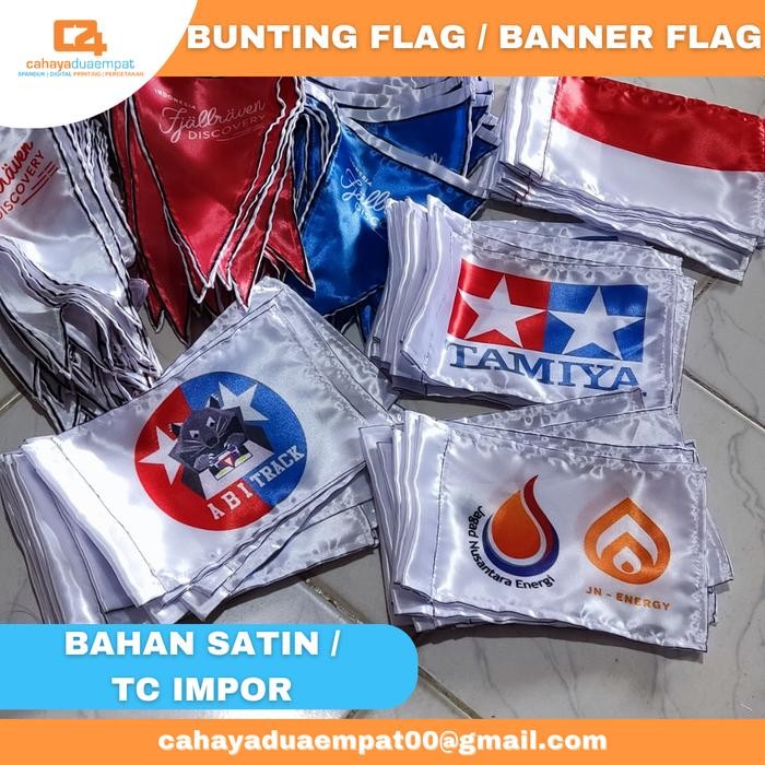 

Terlaris Cetak Print Bendera Custom Murah Jakarta Banner Bunting Flag (Potong) SALE