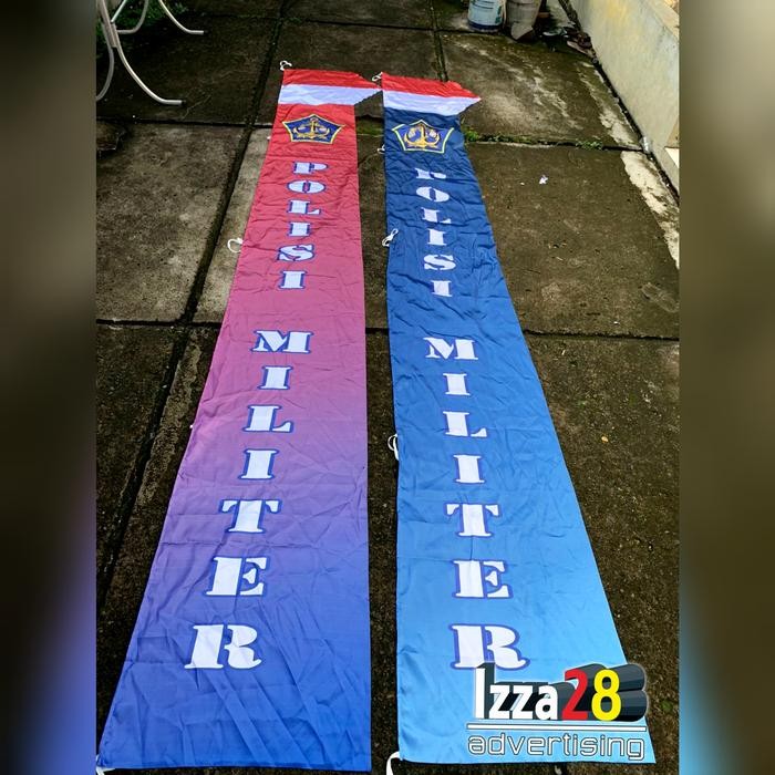 

Terlaris umbul umbul full print ukuran 3 meter x 50 cm SALE