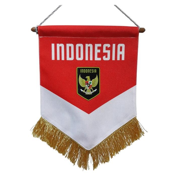 

Terlaris Bendera Vandel Fantasy Timnas Indonesia Bendera Pennant Merah Putih Garuda Supporter