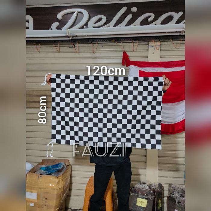 

Terlaris bendera start finish ukuran 80cm x 120cm SALE