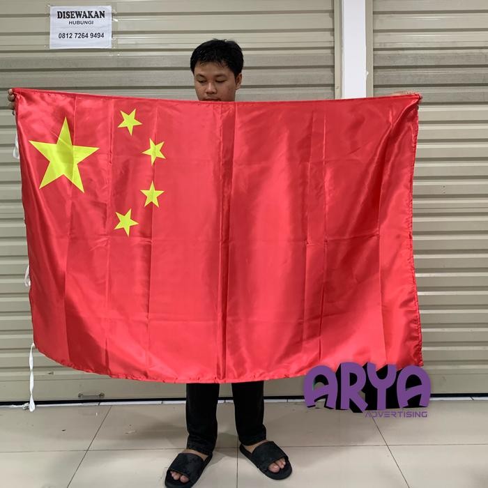 

Terlaris Bendera negara CHINA bahan satin ukuran 90x135cm SALE
