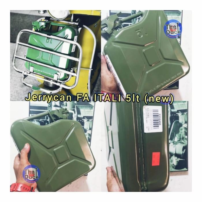 JERRYCAN JERIGEN BENSIN CADANGAN FA ITALIA VESPA
