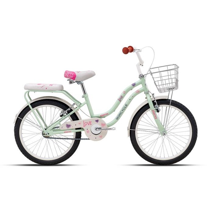 Sepeda Anak Mini Wimcycle 20 Inch Elena Sepeda Anak Keranjang Perempuan