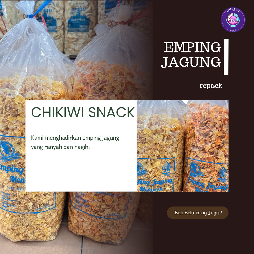 

EMPING JAGUNG ORI LARIS ENAK MURAH HANYA 99 RUPIAH