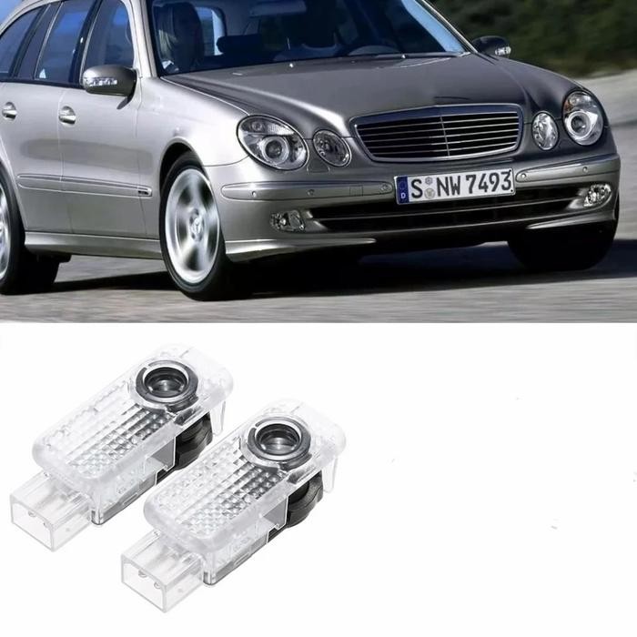 Welcome door light logo Mercedes Benz untuk W211 2003-2007