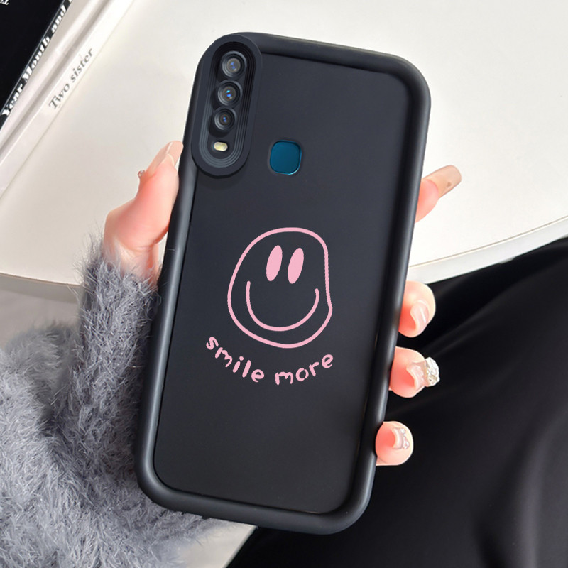 Casing Hp VIVO Y17 Y15 Y12 Y12i Y3 Y3s 2020 Case Casing Tas Emoji Alien HP Anime Softcase Seluler Ke