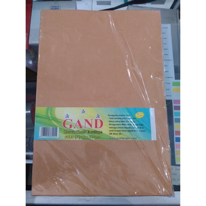 

AMPLOP COKLAT FOLIO GAND NON SEAL KODE 161