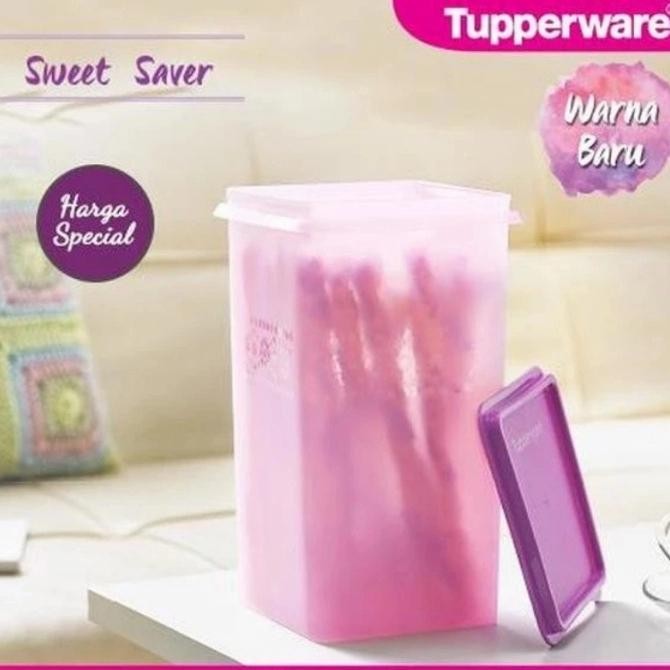 Potongan Harga Sweet Saver Tupperware Toples Kotak Tinggi Tupperware 2,6L Bmn25