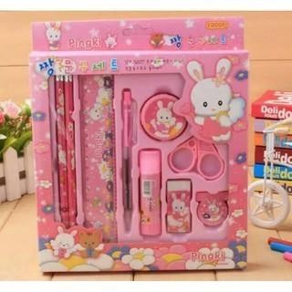 

READY LYSASHOP - SET ALAT TULIS STATIONERY 10 IN 1 PERALATAN SEKOLAH ANAK