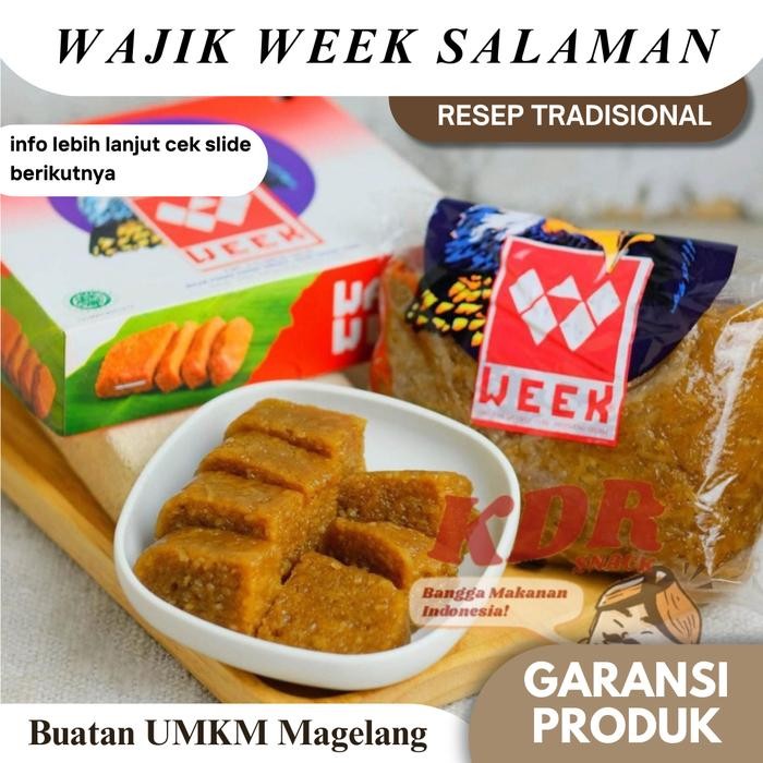 

ASLI WAJIK WEEK 850 GR MAKANAN KHAS MAGELANG JAWA TENGAH READY STOCK